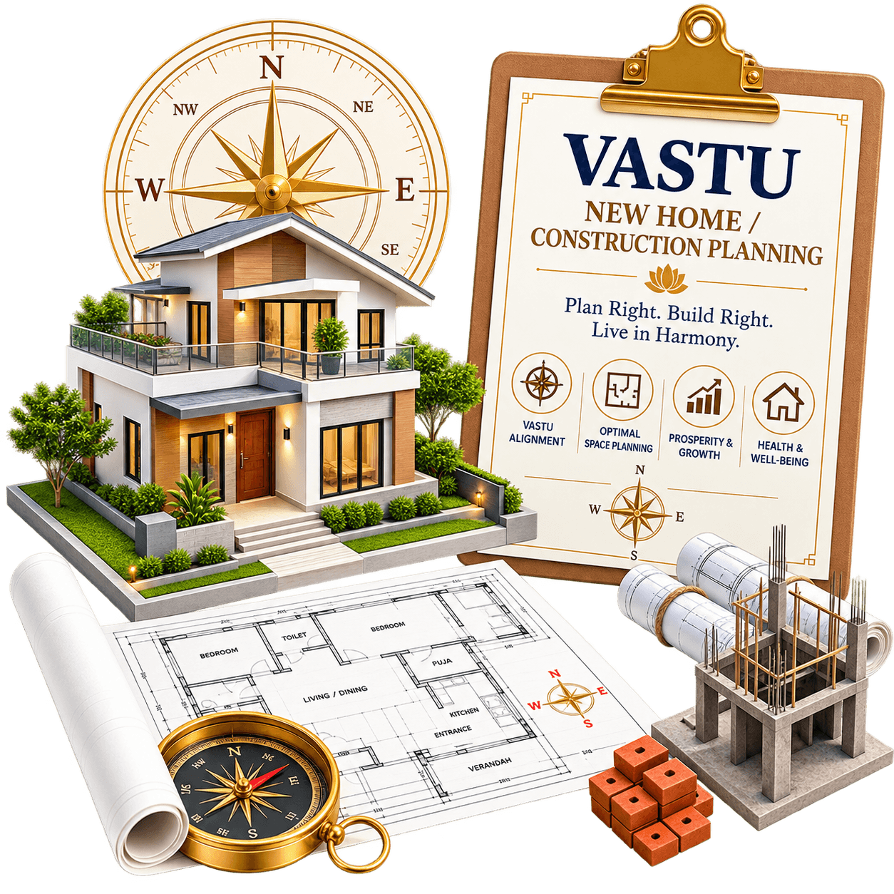 Vastu New Home / Construction Planning